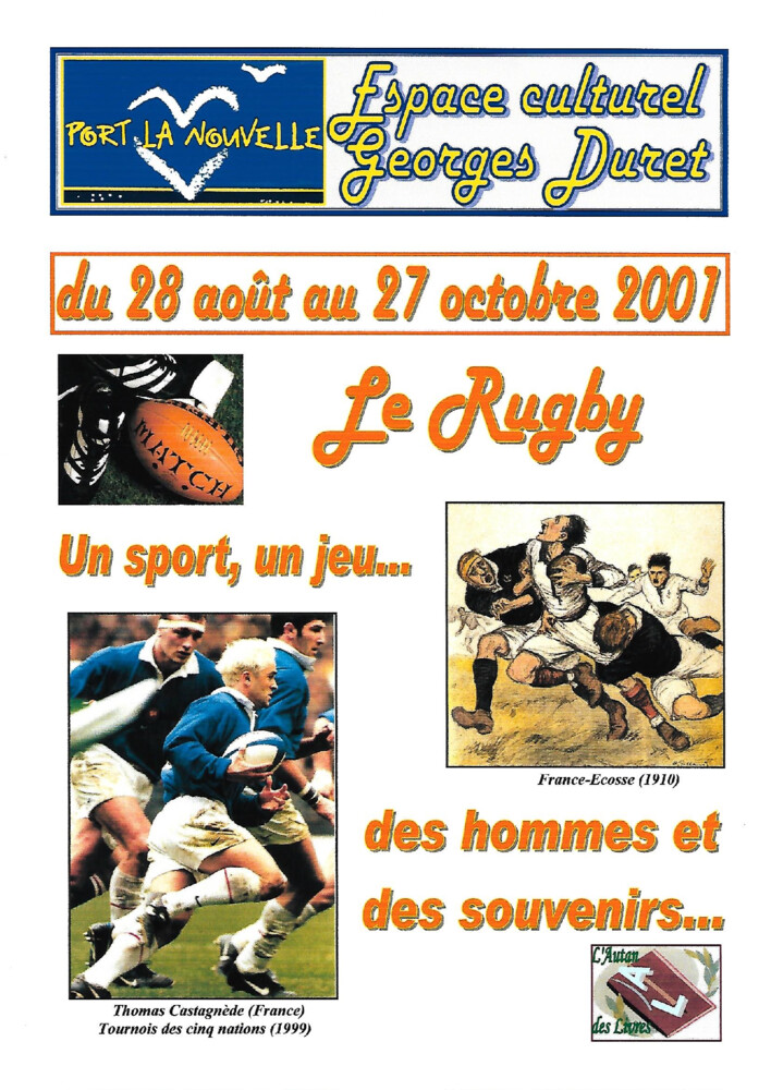 thumbnail of Exposition le rugby août a octobre 2001