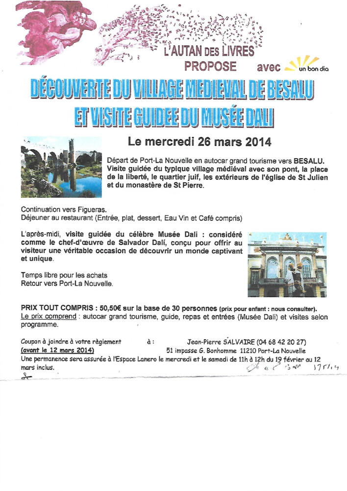 thumbnail of Sortie Besalu et Musée de Dali le 26 mars 2014