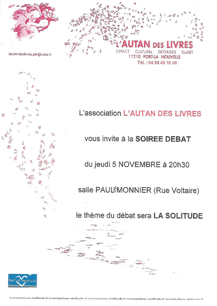thumbnail of Des mots pour le dire 5 novembre 2009