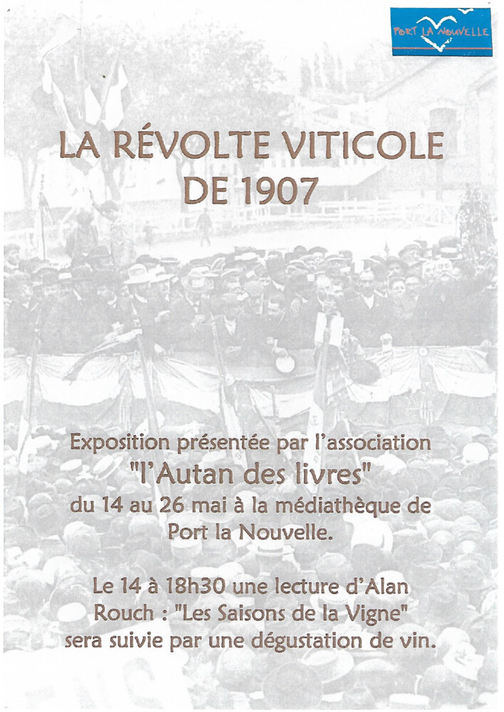 thumbnail of exposition Révolte Viticole 14 au 26 mai 2007