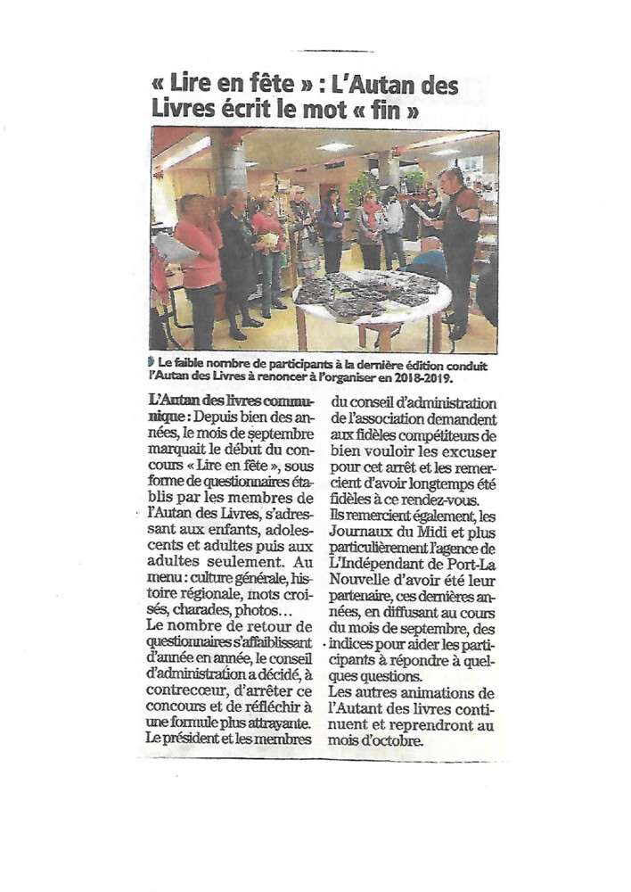 thumbnail of Fin du Concours Lire en fête