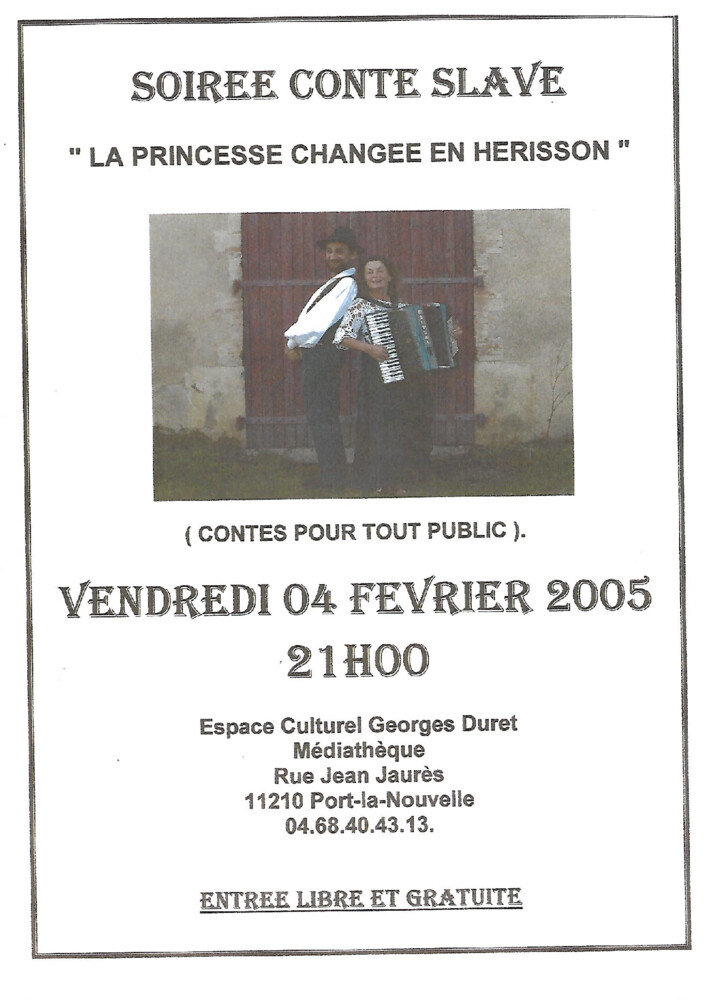 thumbnail of Soirée conte slave 4 février 2005